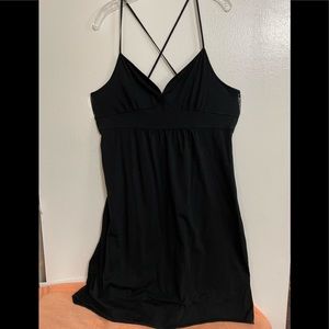 SALE! LOWEST PRICE! GAP XL Black Criss Cross Strap Dress, Baby Doll Style, NEW!!